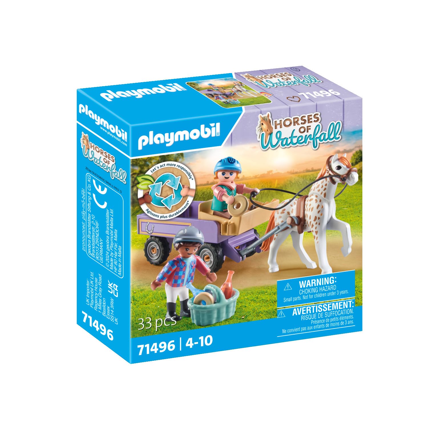 Playmobil pony wagon accessories for storytelling adventures