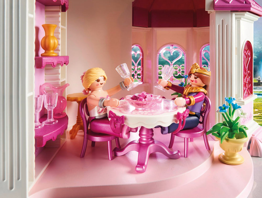 Playmobil Princess Castle bedroom with hobbies encourages quiet time and creative activities.