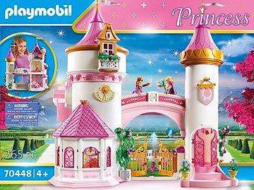 Playmobil Princess Castle elevator enables easy access to the second floor for pretend adventures.