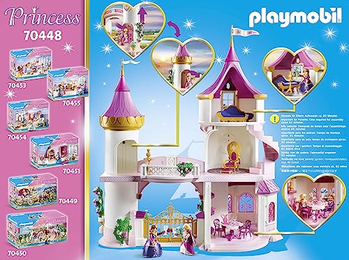 Playmobil Princess Castle spiral staircase invites graceful climbs and evolving castle explorations.