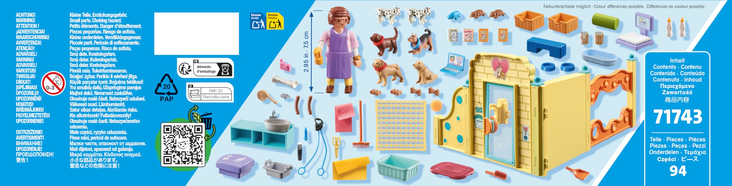 Playmobil Puppy Care Center leash and grooming tools for grooming routines