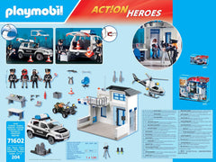 Playmobil quad-bike chase scene sparks fast-paced rescue missions.