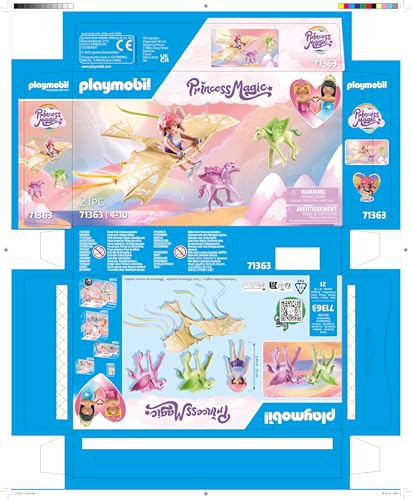 Playmobil Rainbow Castle integration broadens play possibilities with this set.
