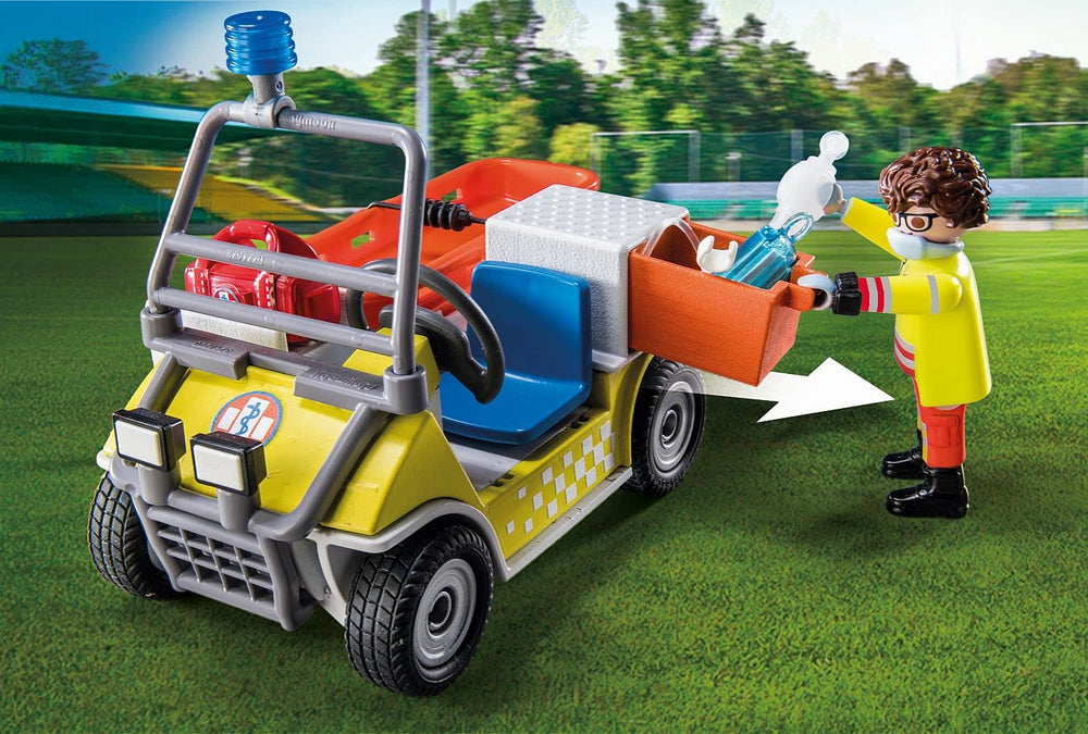 Playmobil Rescue Cart accessories enhance storytelling with ready-to-use gear.