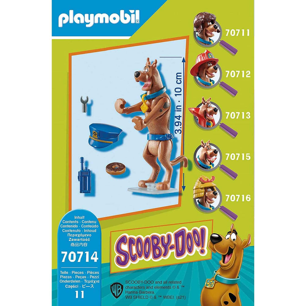Playmobil Scooby-Doo police set boosts pretend play skills.