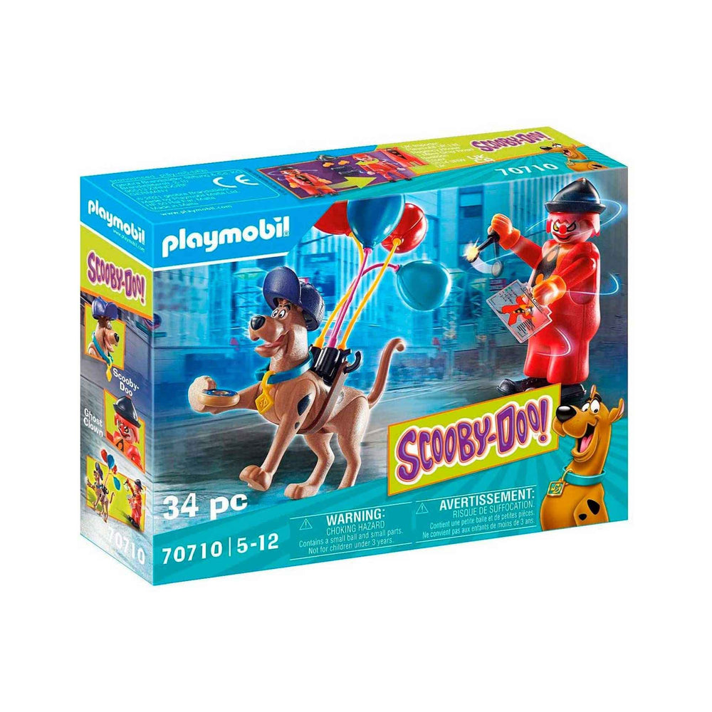 Playmobil Scooby-Doo Ghost Clown figure for imaginative mystery play and circus adventures.