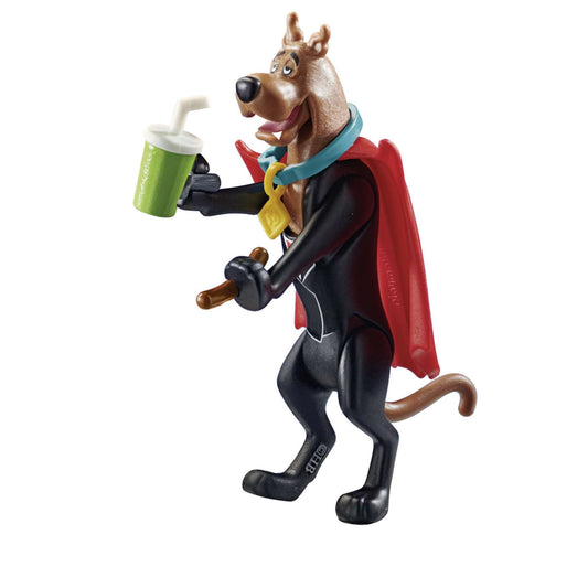 Playmobil Scooby-Doo vampire figure with movable parts for imaginative play.