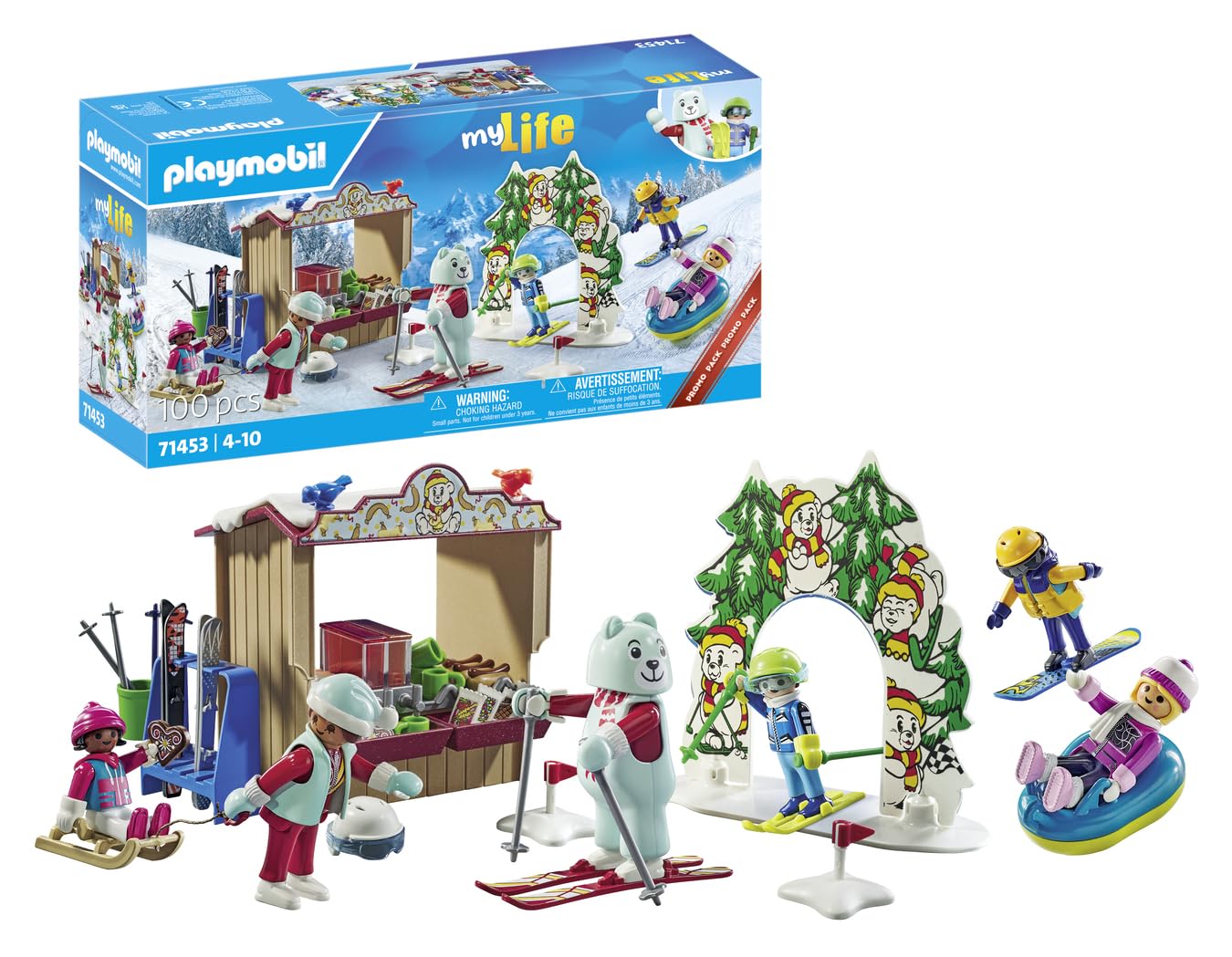 Playmobil Ski World promo pack adds value with extras.