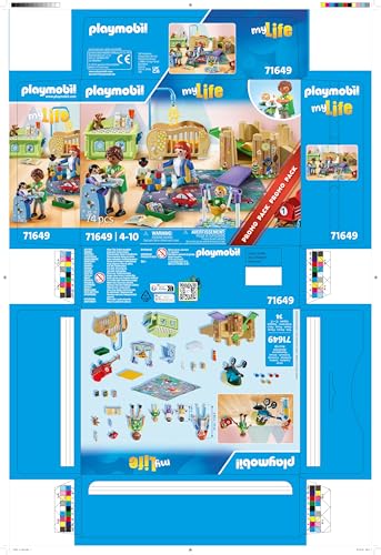 Playmobil Toddler Group play mat creates a vibrant, interactive space