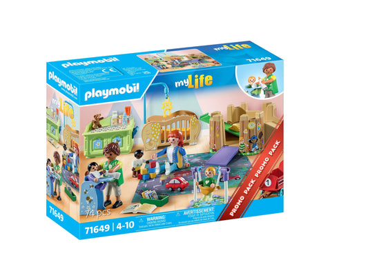 Playmobil Toddler Group reading area encouraging calm storytelling and imagination