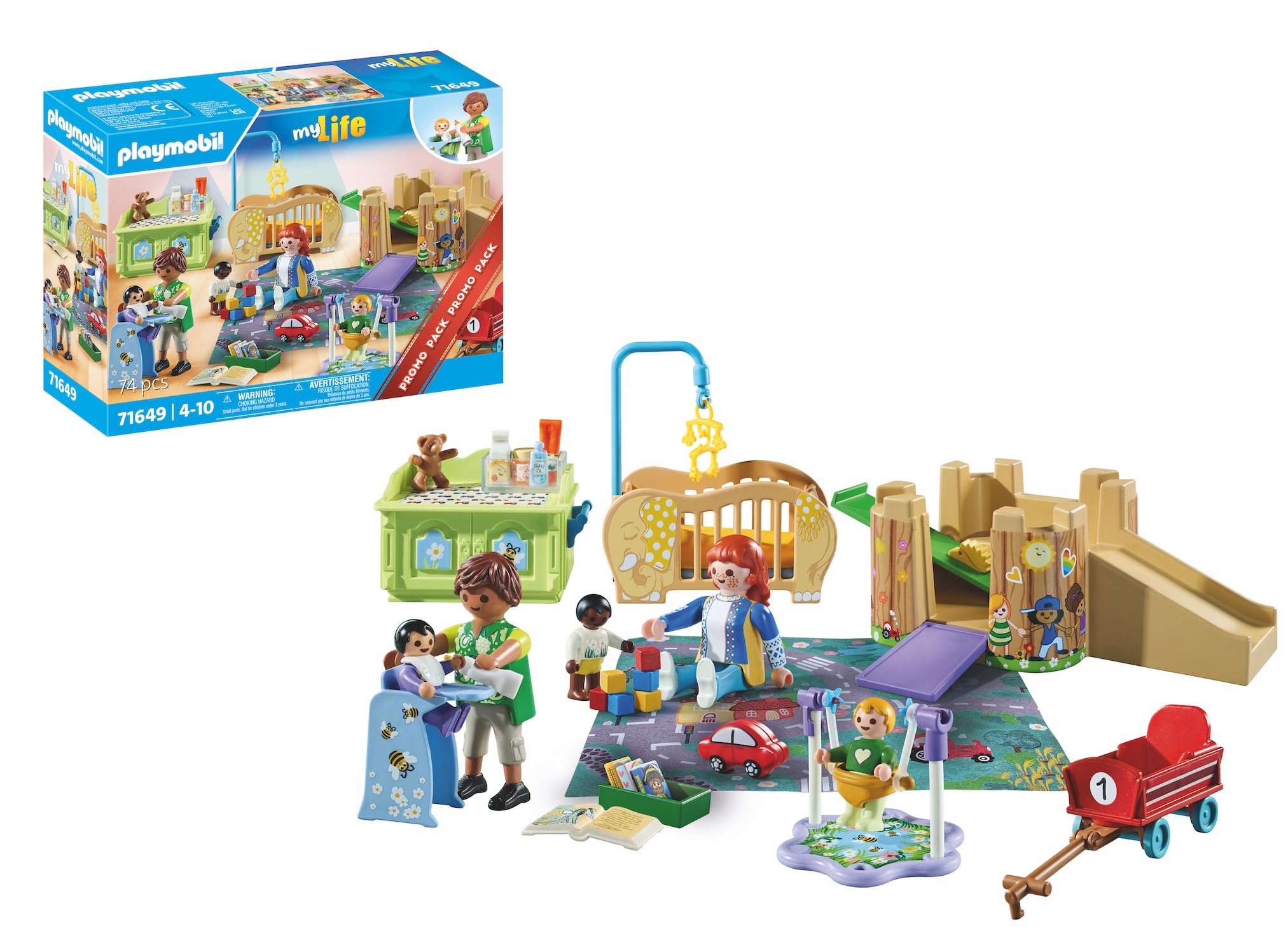 Playmobil Toddler Group seesaw scene for cooperative play and balance
