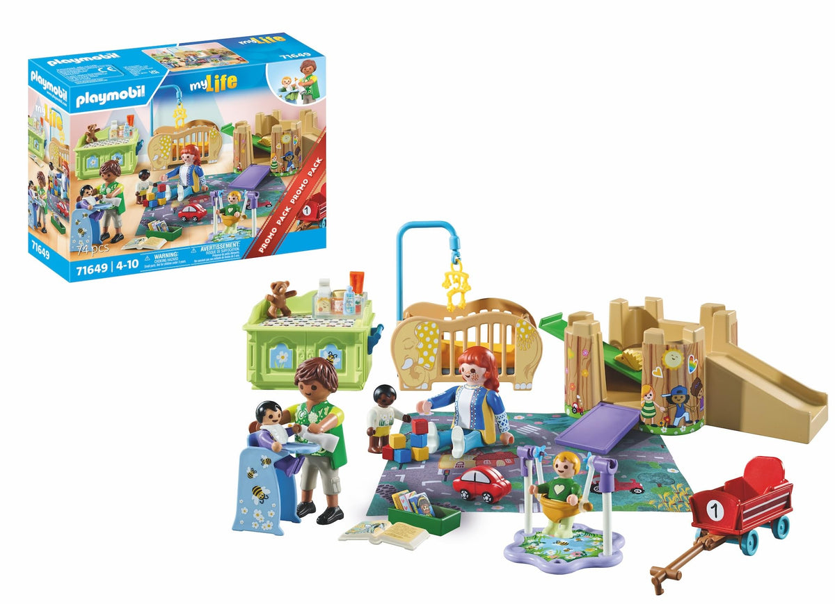 Playmobil Toddler Group seesaw scene for cooperative play and balance