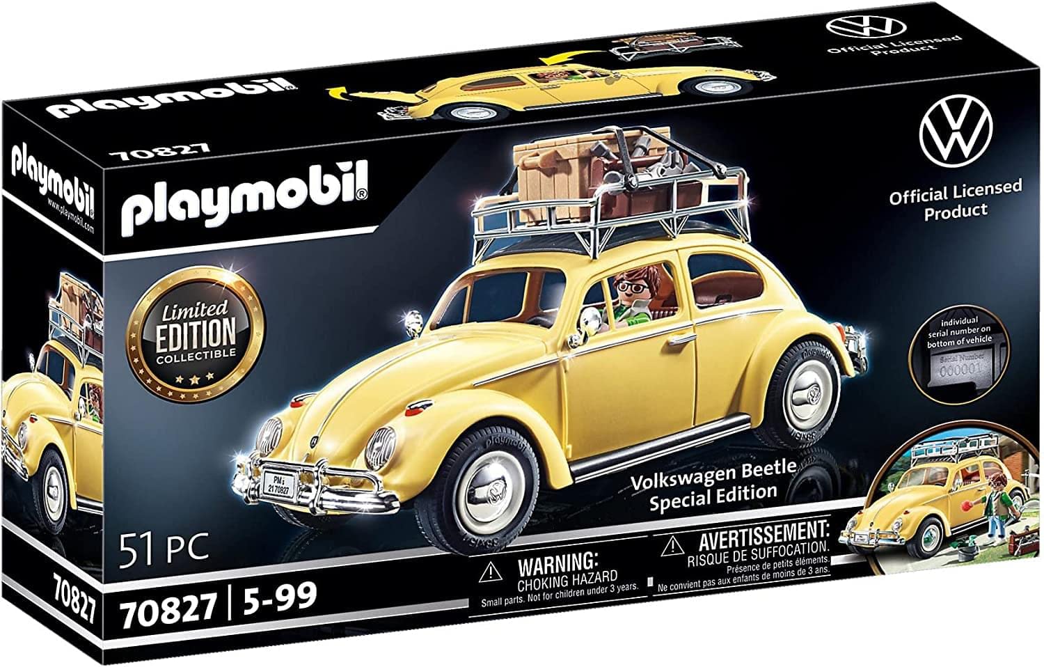 Playmobil Beetle toolbox and maintenance gear for pretend upkeep.