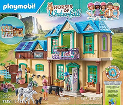 Playmobil Waterfall Ranch kitchen scene for pretend meals and family moments