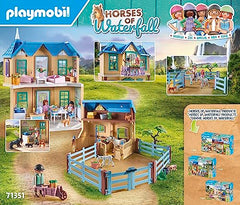 Playmobil Waterfall Ranch living area ideal for storytelling and cozy role-play