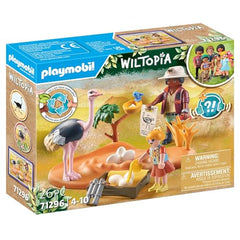 Playmobil Wiltopia ostrich figures and bird accessories spark outdoor exploration.