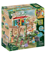 Playmobil Wiltopia tree house with solar panel for eco friendly playtime