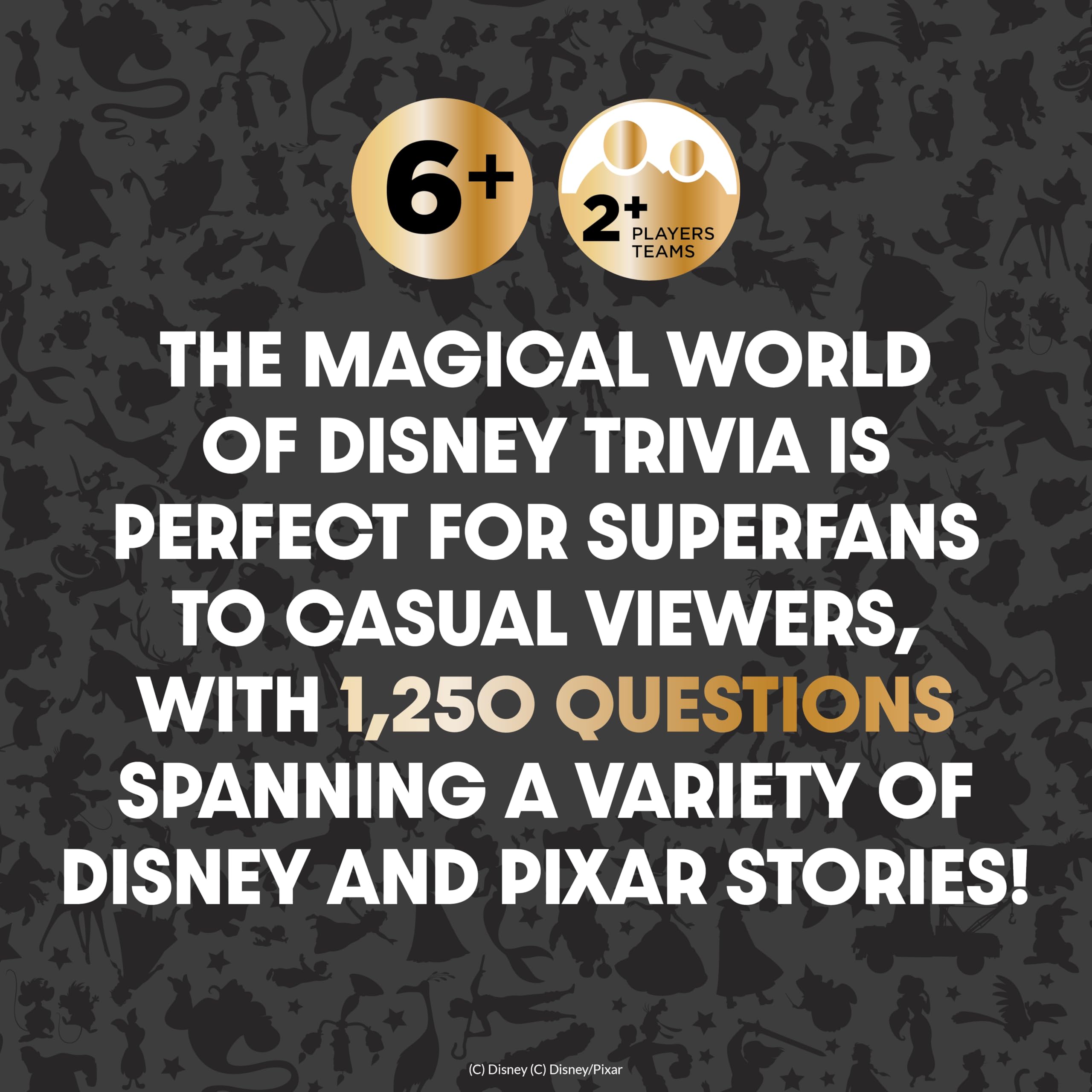 PlayMonster Disney art and Pixar sketch art add collectible flair.