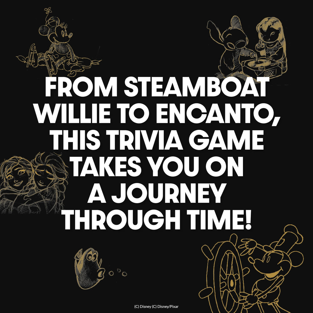 PlayMonster Disney trivia 2,000 questions across 400 cards, for wide coverage.