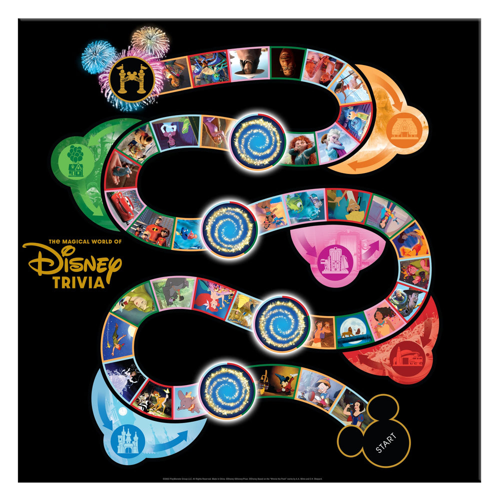 PlayMonster Disney trivia 3D castle scene, a dramatic centerpiece for immersive play.