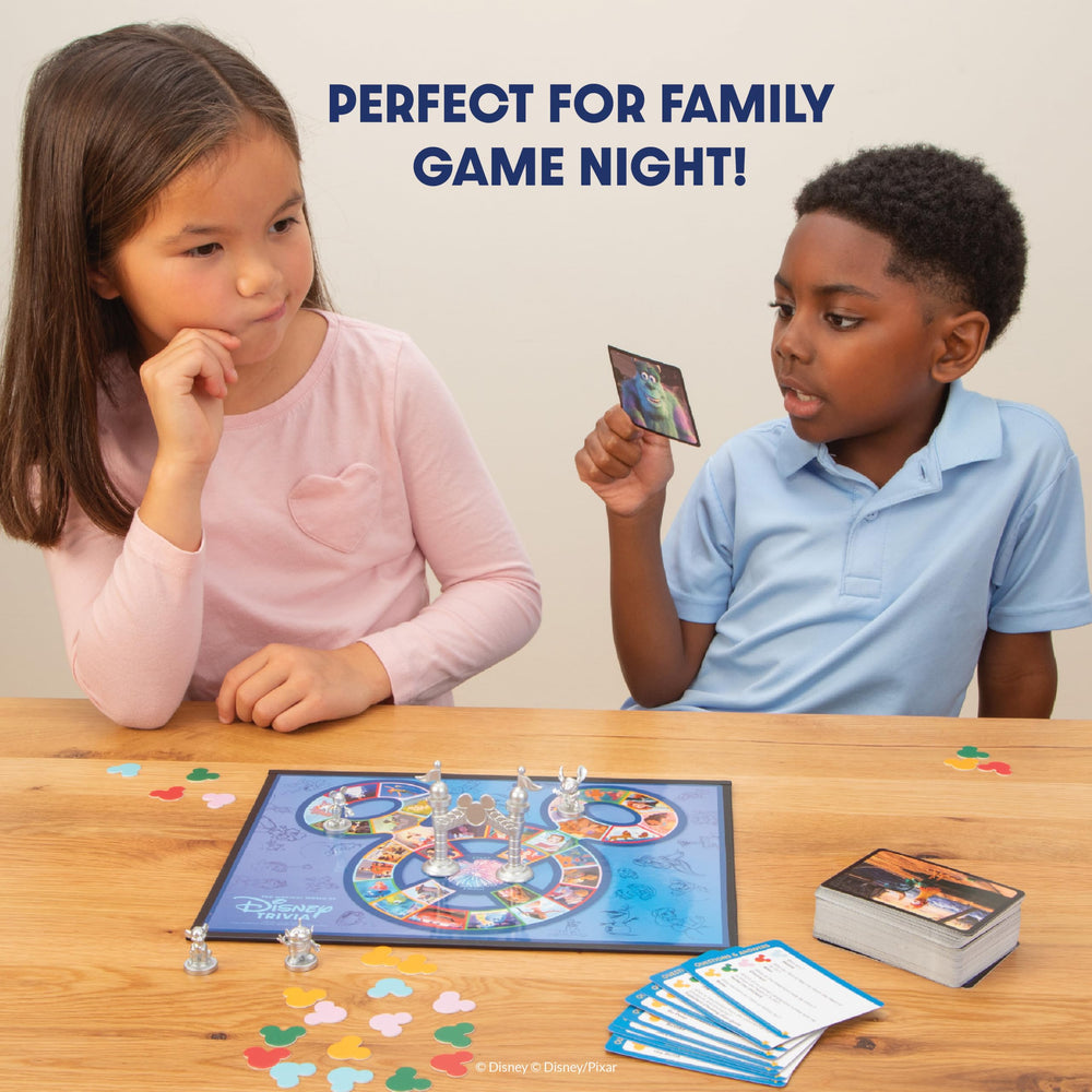 PlayMonster Disney Trivia character movers Mickey Stitch Simba and Alien enhance playfulness