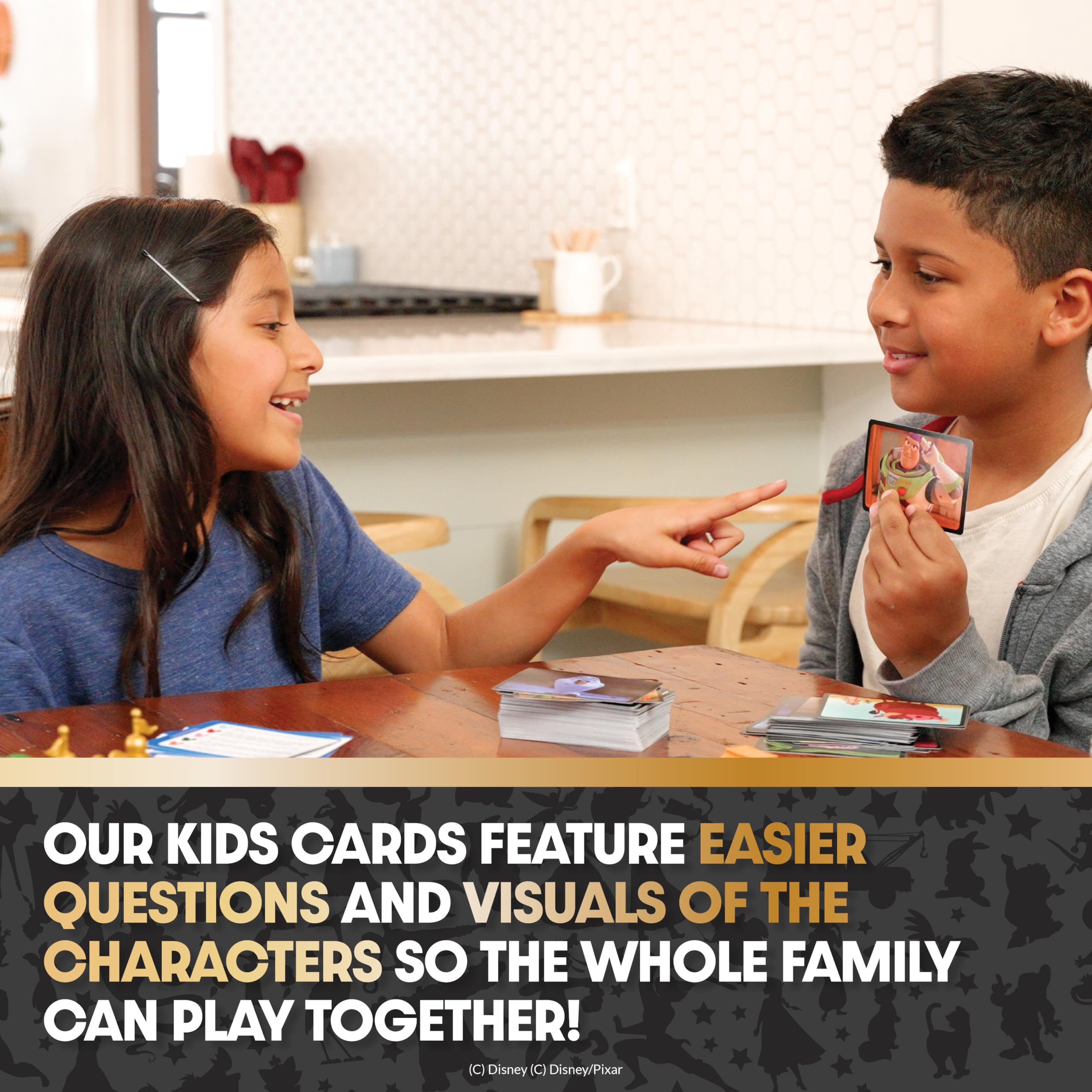 PlayMonster kid-friendly cards welcome younger players to join the fun.