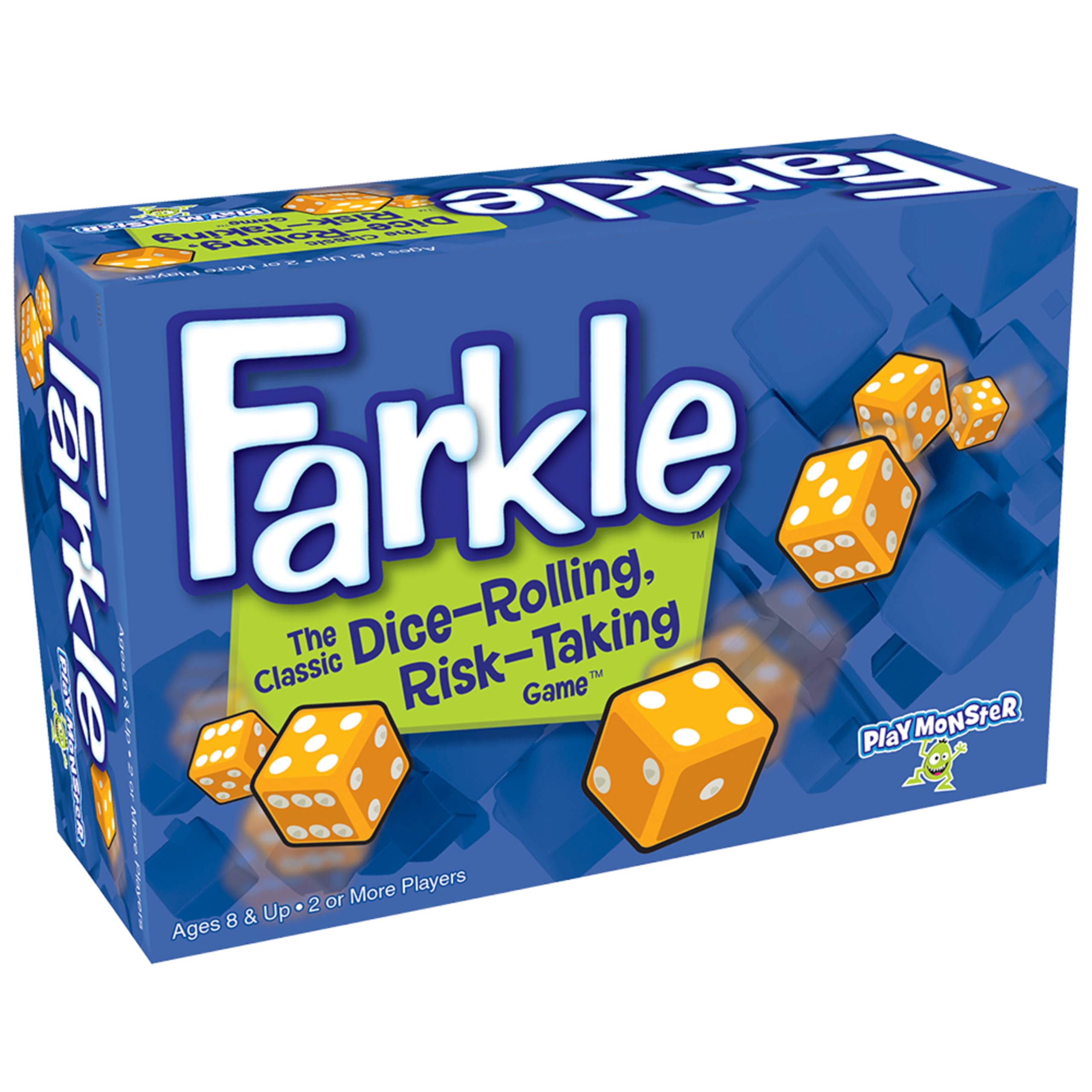 PlayMonster Farkle dice cup for smooth rolling during family game night.