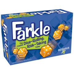 PlayMonster Farkle dice cup for smooth rolling during family game night.