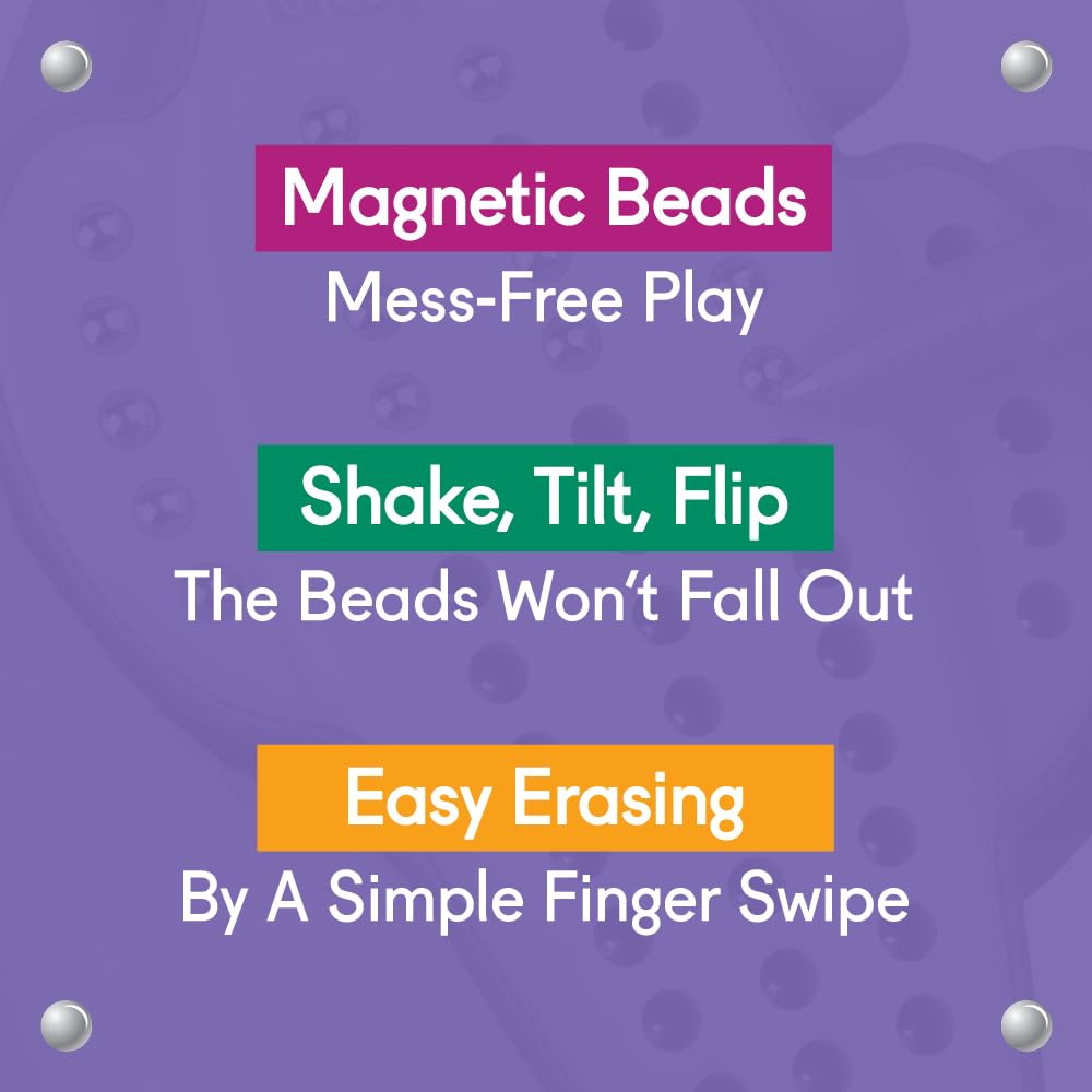 Magnatab Minis cactus-beads-closeup highlights magnetic pull and smooth surface.