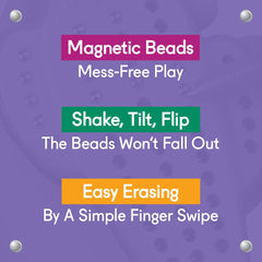 Magnatab Minis cactus-beads-closeup highlights magnetic pull and smooth surface.