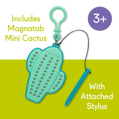 Magnatab Minis cactus-stylus activates satisfying clicks for focused play anywhere.
