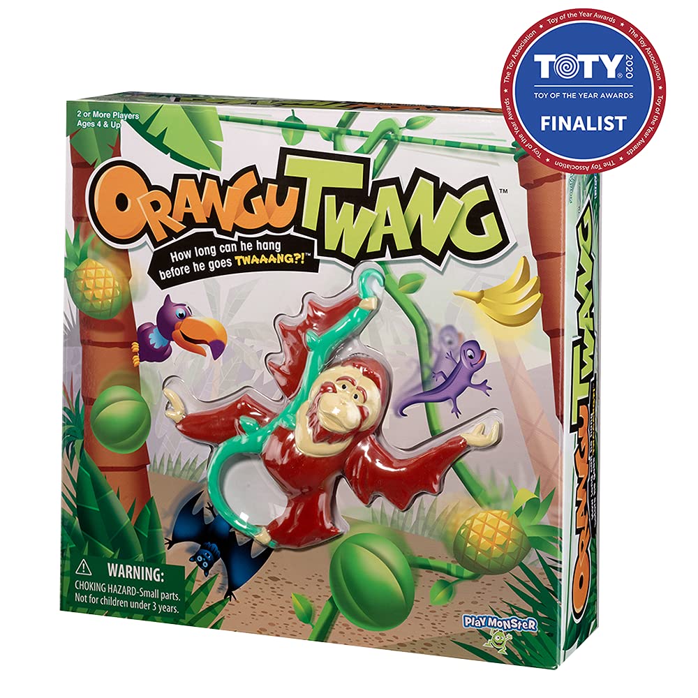 PlayMonster Orangutwang hanging pieces offer varied strategy options.