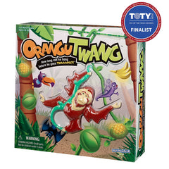 PlayMonster Orangutwang hanging pieces offer varied strategy options.