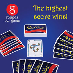PlayMonster Quiddler double-letter cards add strategic twists to rounds.