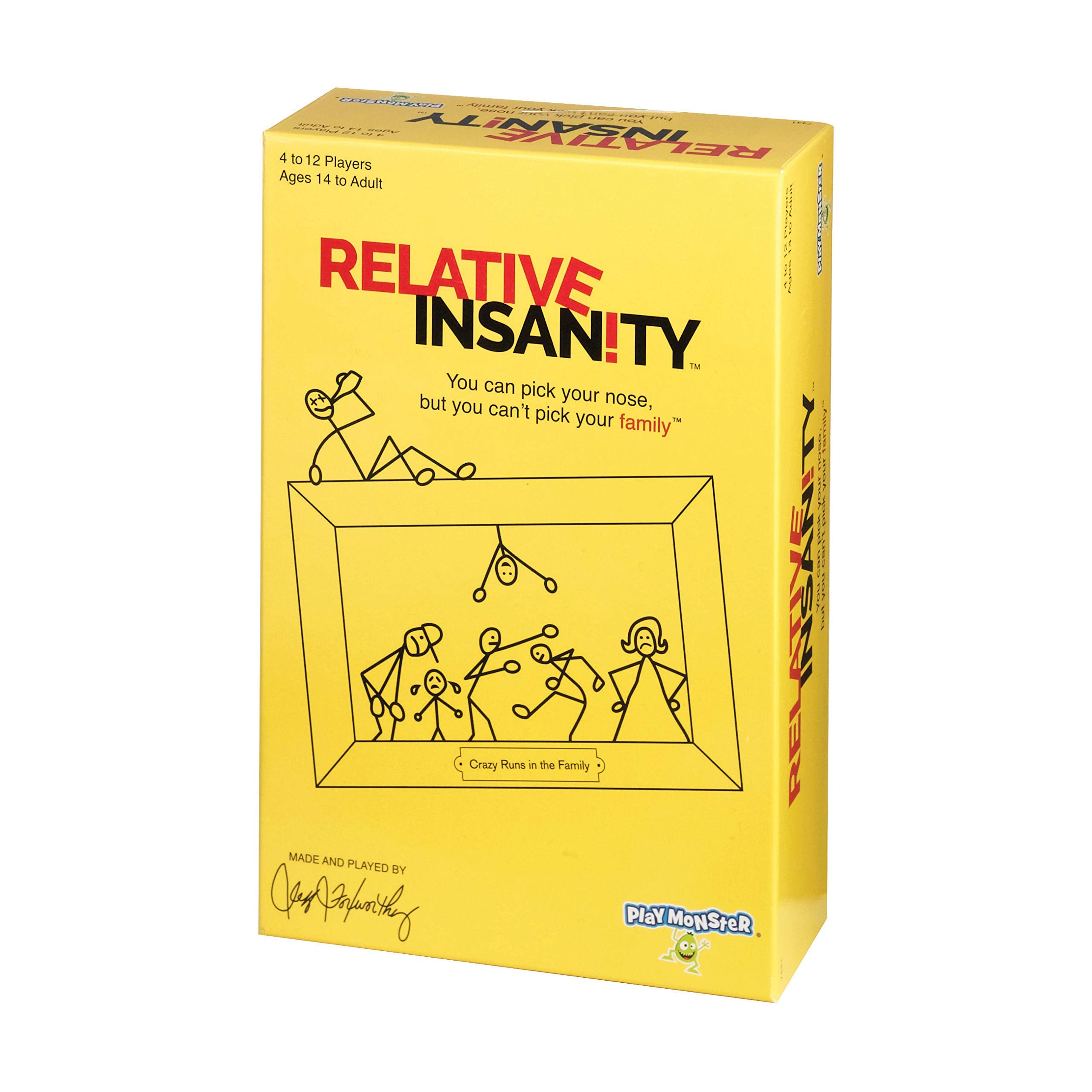 PlayMonster Relative Insanity card game punchlines spark a lively family night