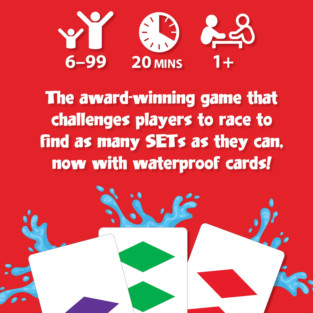 PlayMonster Set waterproof cards ideal for outdoor, beach, and travel games.