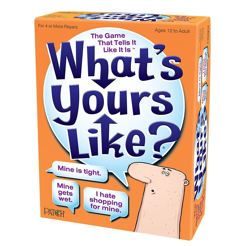 PlayMonster What's Yours Like? game night with friends captures energetic storytelling.