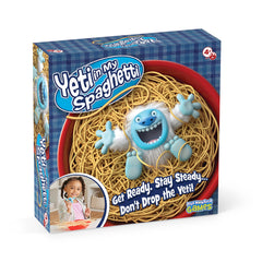 PlayMonster Yeti in My Spaghetti bowl-scene showing noodles for family game night fun.
