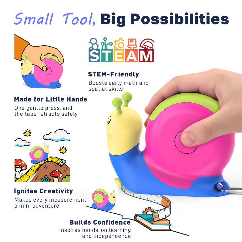 PLAYPARTY eraser-shell doubles as a handy writing surface during measuring tasks.