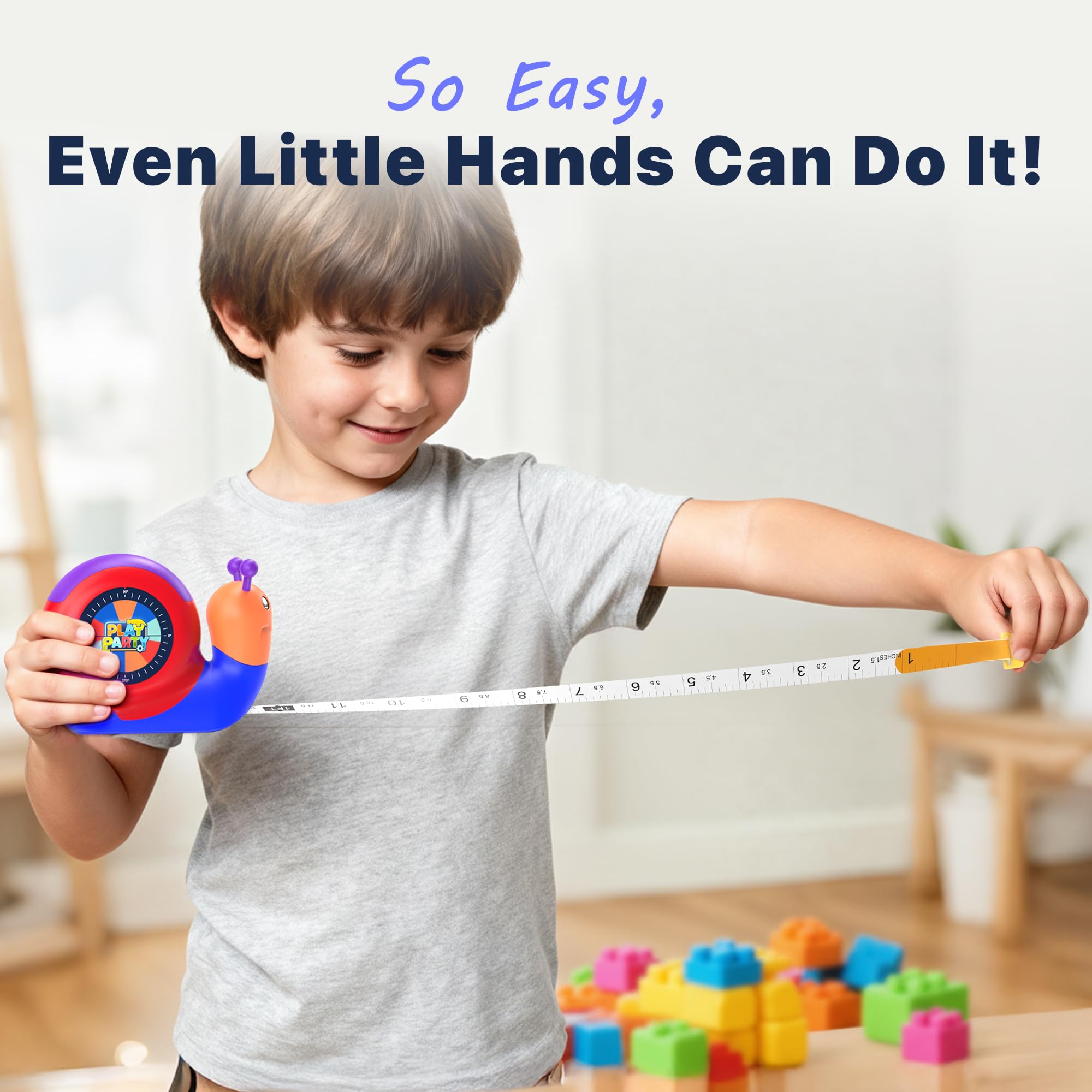 PLAYPARTY snail shaped tape eraser for quick notes during STEM play.