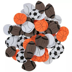 Playside Creations mini sports balls foam sticker set features 100 colorful shapes for crafts
