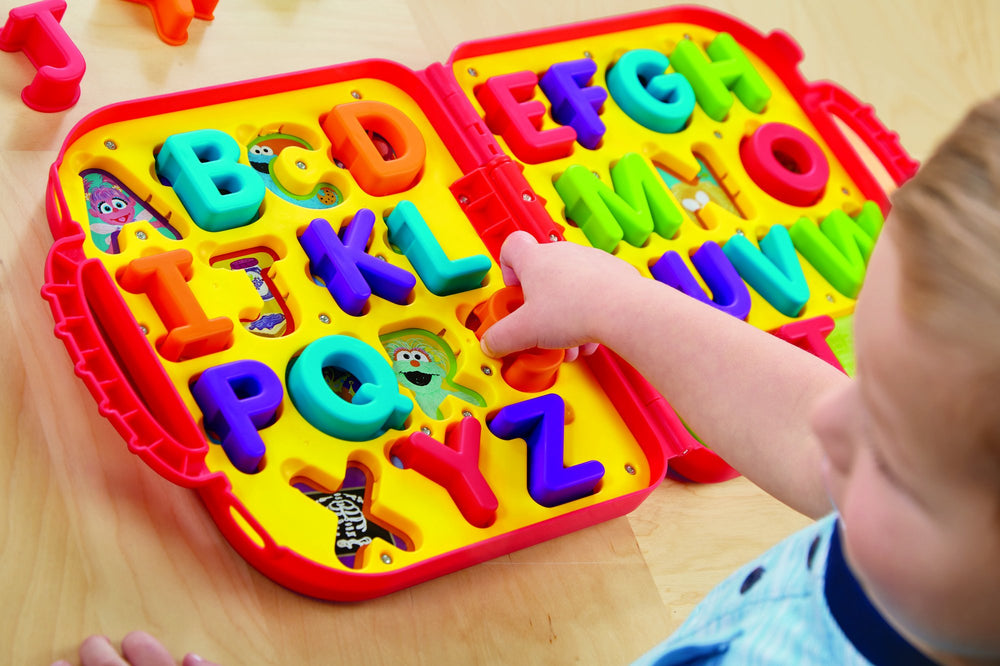 Playskool Elmo's On the Go Letters colorfully chunky letters invite exploration.