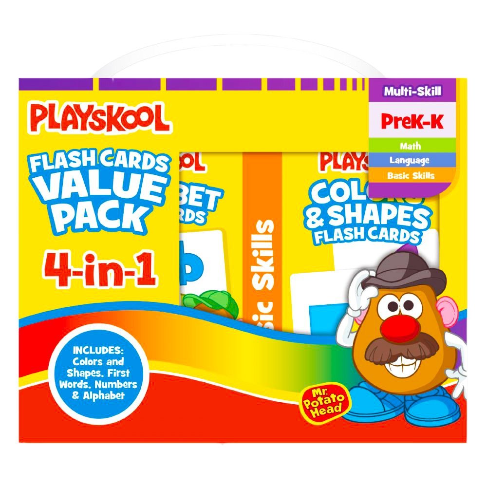 Playskool flash cards alphabet value pack show letters for early reading practice.