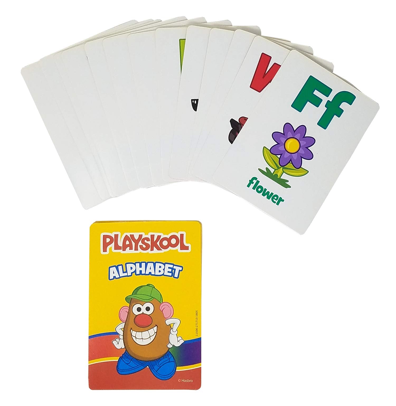 Playskool flash cards first words aid quick language recall during home learning.