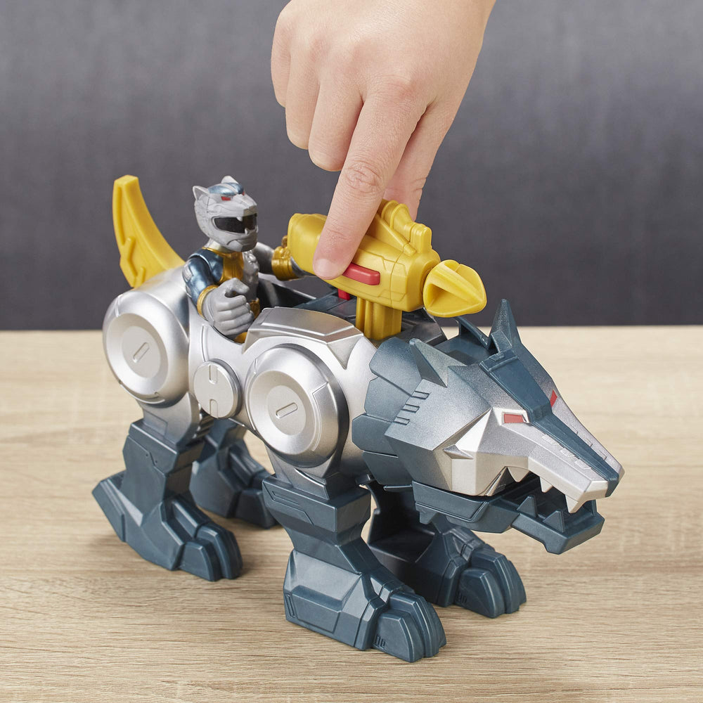 PlaySkool Dino Thunder series logo adds collectible appeal.