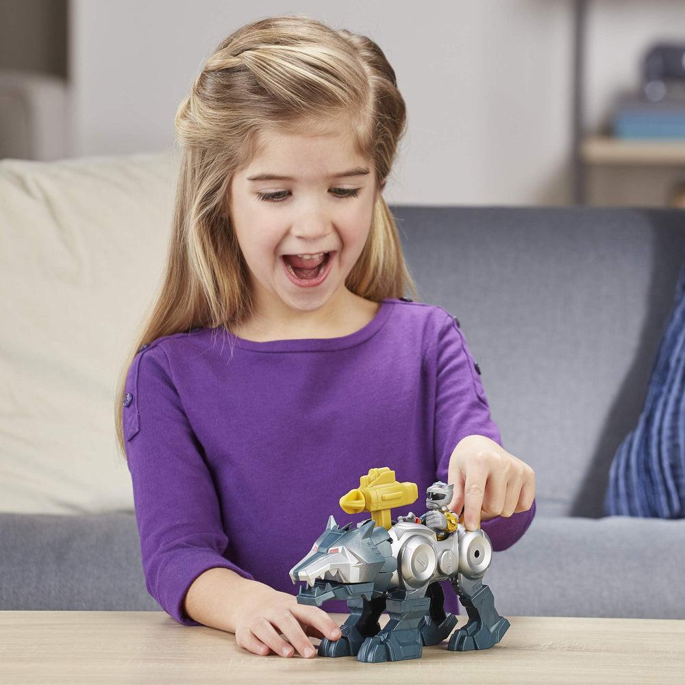 PlaySkool pop-up projectile launcher ready for quick pretend battles.