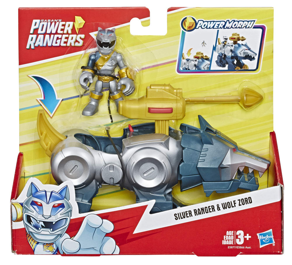 PlaySkool Wolf Zord figure for big-meets-small battles and cooperative play.