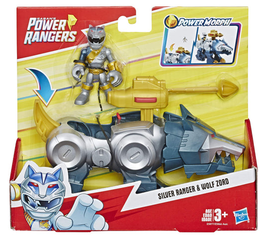 PlaySkool Wolf Zord figure for big-meets-small battles and cooperative play.