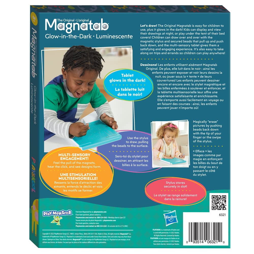 PlaySkool Magnatab classroom-friendly activity promotes independent practice.