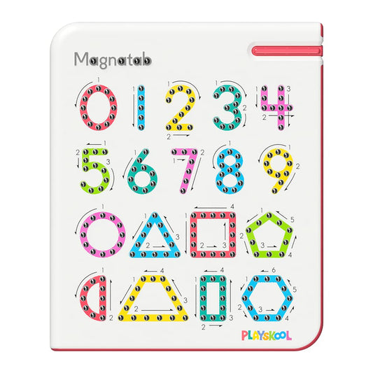 Playskool Magnatab numbers and shapes board for mess-free learning at home